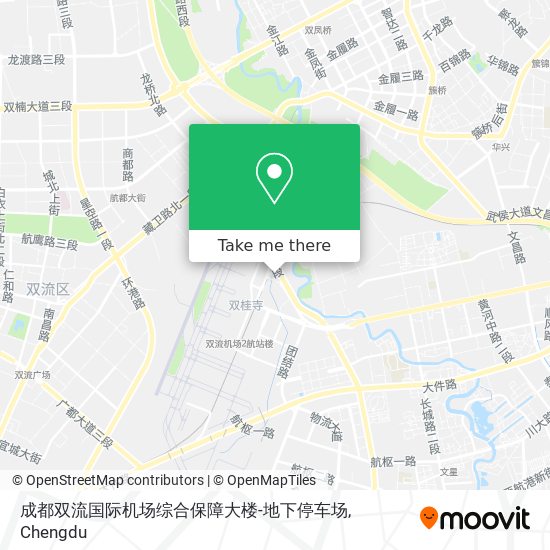 成都双流国际机场综合保障大楼-地下停车场 map