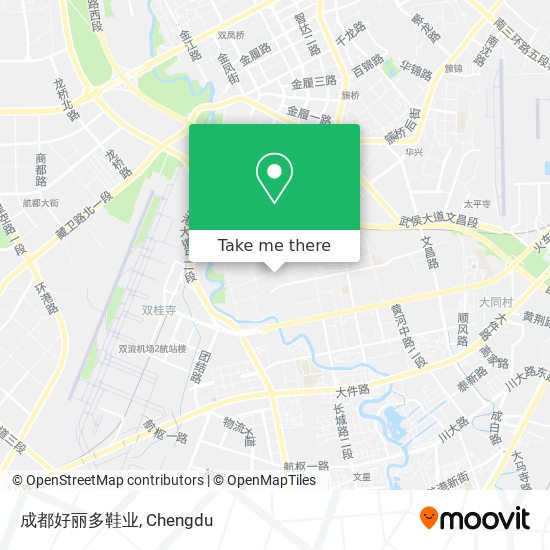 成都好丽多鞋业 map