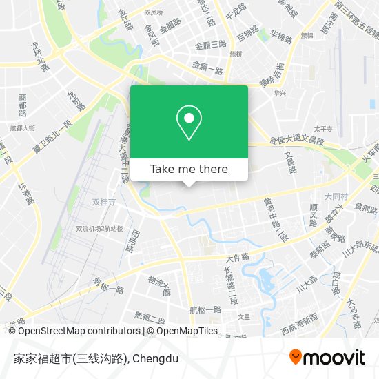 家家福超市(三线沟路) map