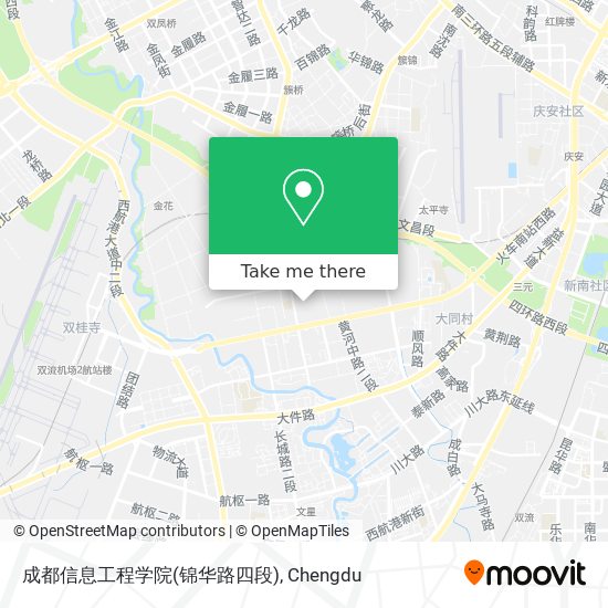 成都信息工程学院(锦华路四段) map