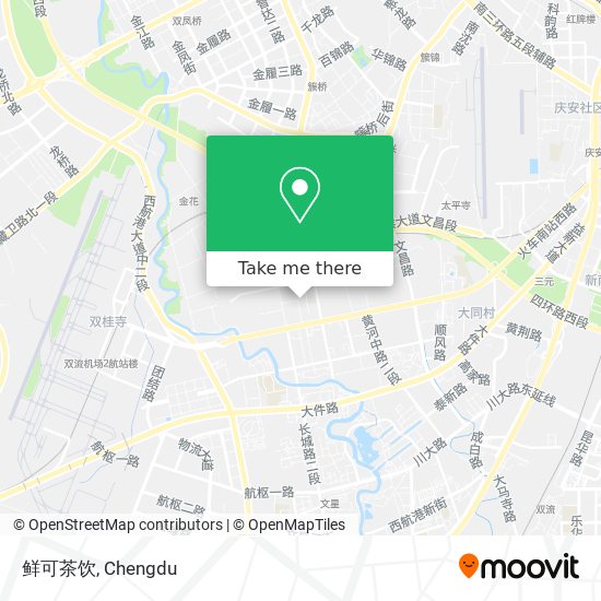 鲜可茶饮 map