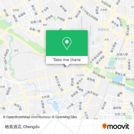 栖凰酒店 map