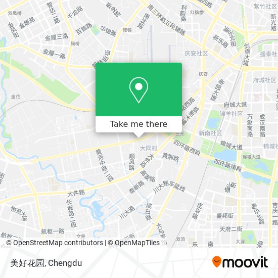 美好花园 map