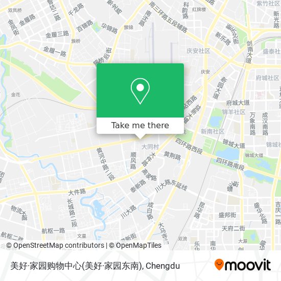 美好·家园购物中心(美好·家园东南) map
