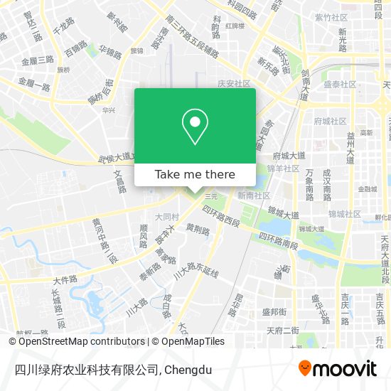 四川绿府农业科技有限公司 map