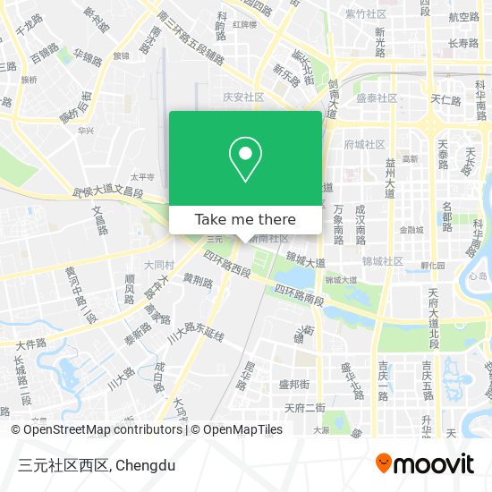 三元社区西区 map