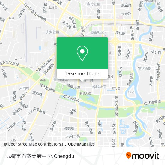 成都市石室天府中学 map