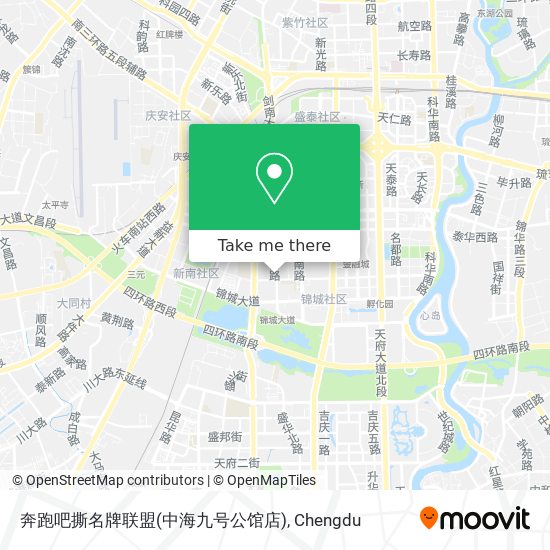奔跑吧撕名牌联盟(中海九号公馆店) map