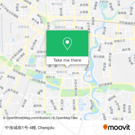 中海城南1号-4幢 map