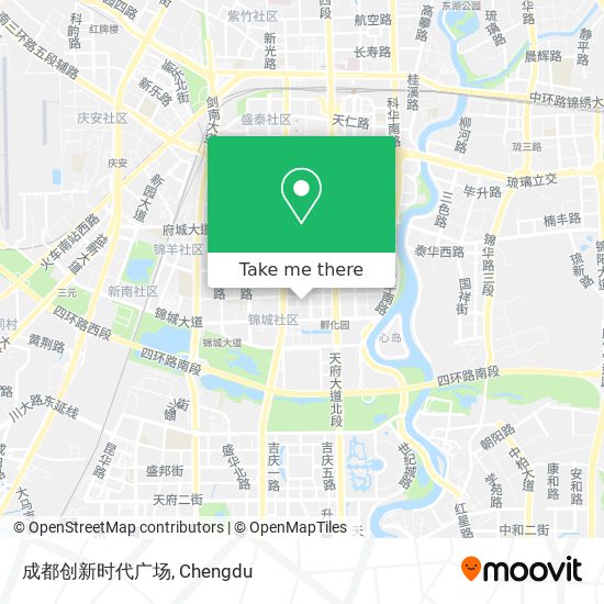 成都创新时代广场 map
