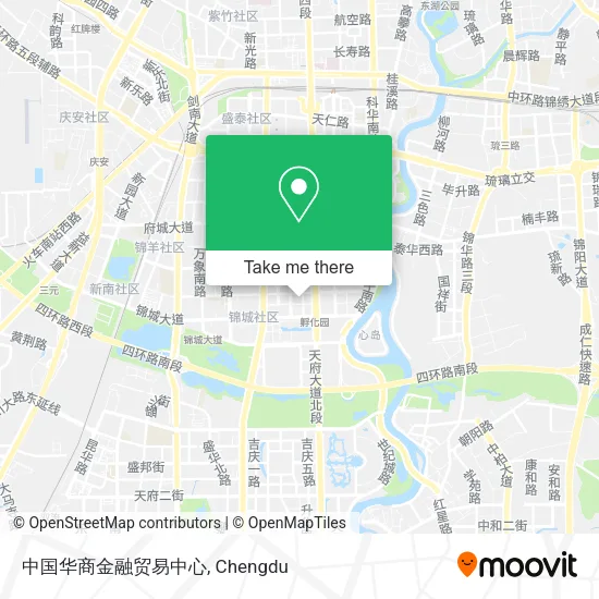 中国华商金融贸易中心 map