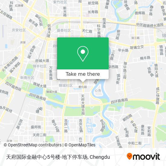 天府国际金融中心5号楼-地下停车场 map