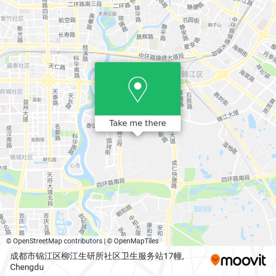 成都市锦江区柳江生研所社区卫生服务站17幢 map