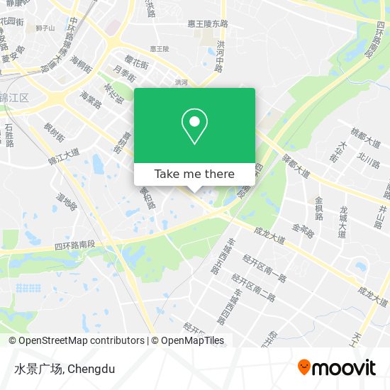 水景广场 map