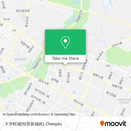 大华鞋城(怡景新城路) map