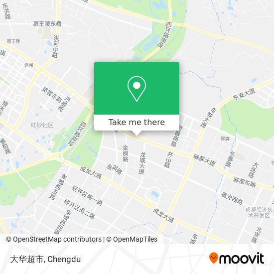 大华超市 map