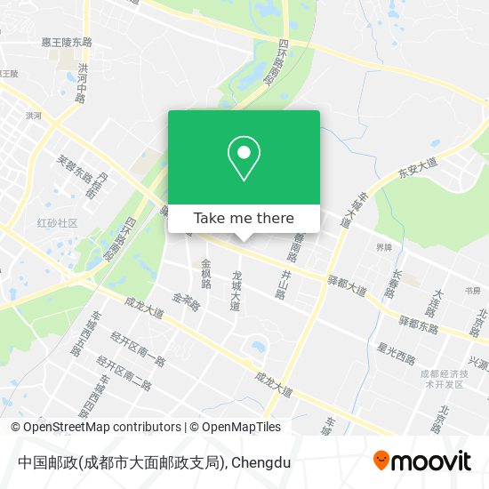 中国邮政(成都市大面邮政支局) map