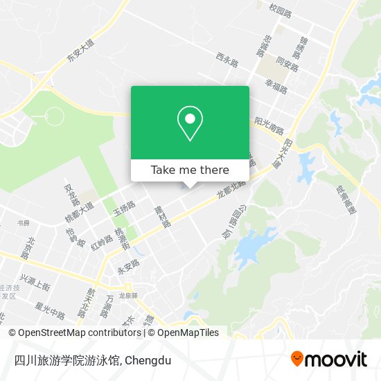 四川旅游学院游泳馆 map