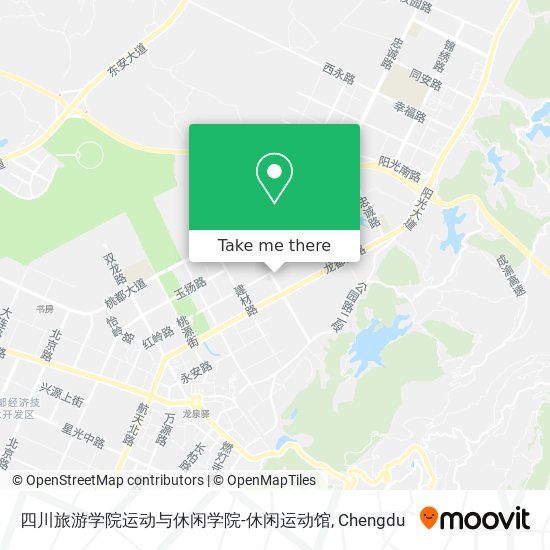 四川旅游学院运动与休闲学院-休闲运动馆 map