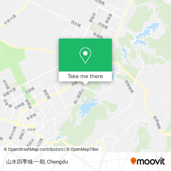 山水四季城-一期 map