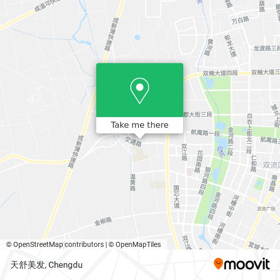 天舒美发 map