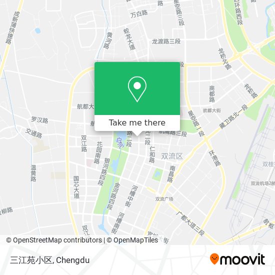 三江苑小区 map