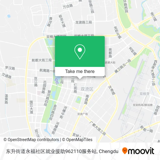 东升街道永福社区就业援助962110服务站 map