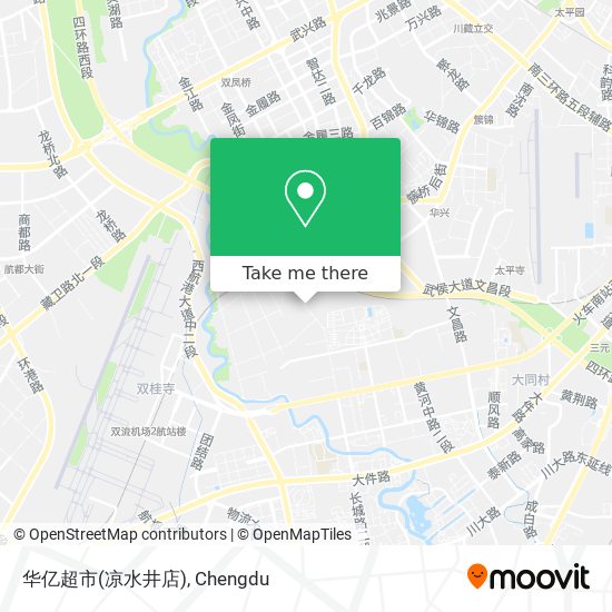 华亿超市(凉水井店) map