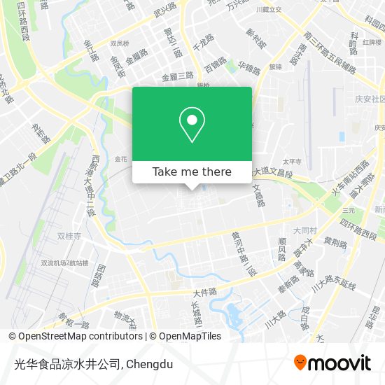 光华食品凉水井公司 map
