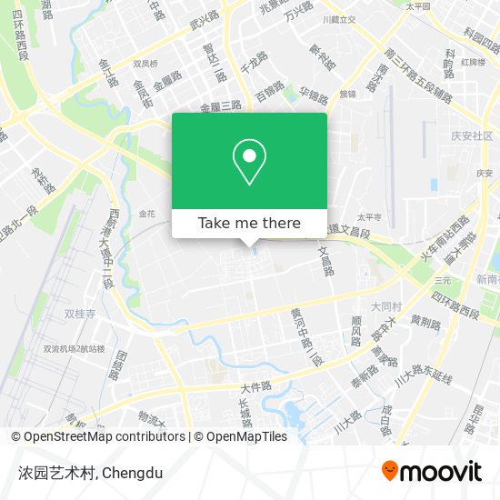 浓园艺术村 map