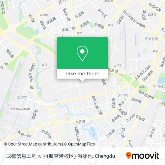 成都信息工程大学(航空港校区)-游泳池 map
