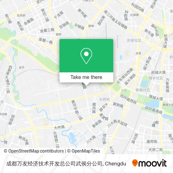 成都万友经济技术开发总公司武侯分公司 map