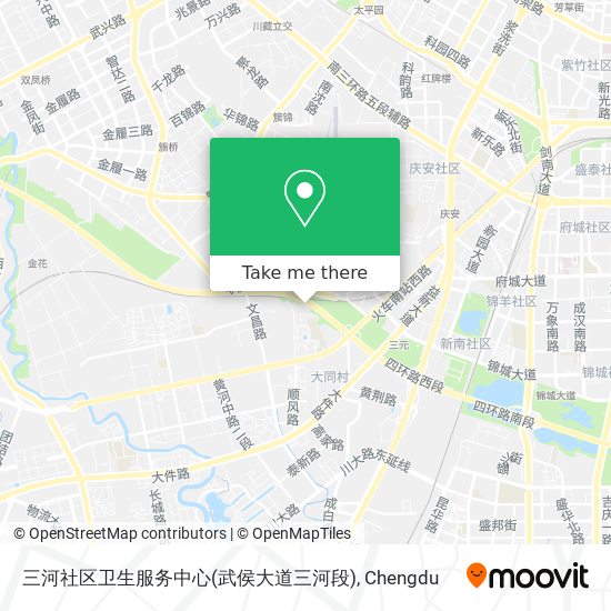 三河社区卫生服务中心(武侯大道三河段) map