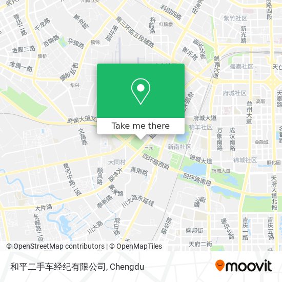 和平二手车经纪有限公司 map