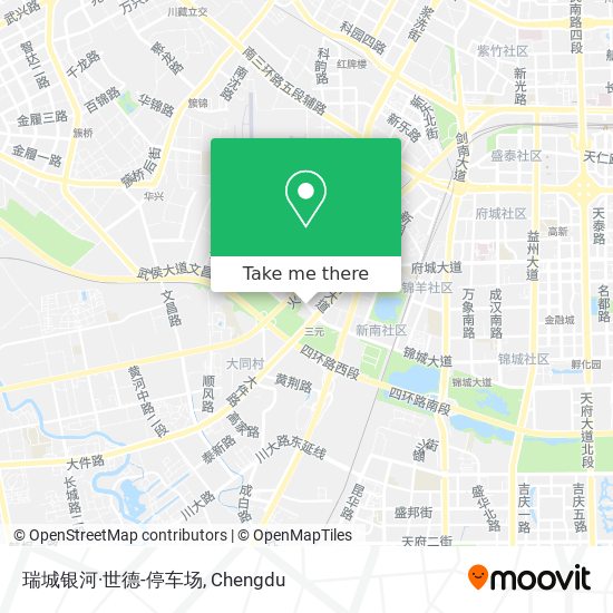 瑞城银河·世德-停车场 map