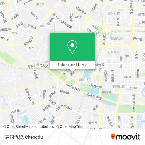 建国汽贸 map