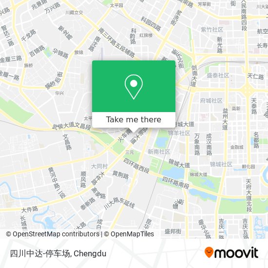 四川中达-停车场 map