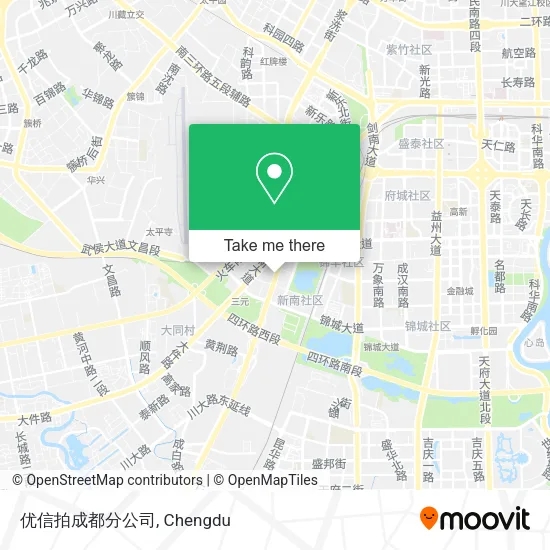 优信拍成都分公司 map