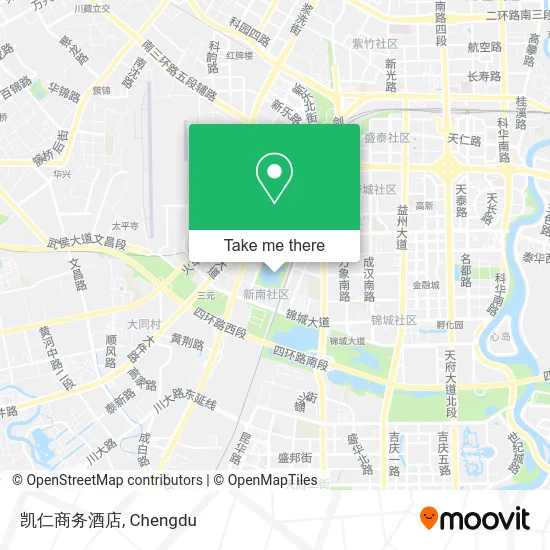凯仁商务酒店 map