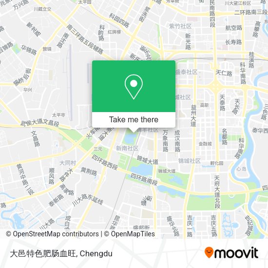 大邑特色肥肠血旺 map
