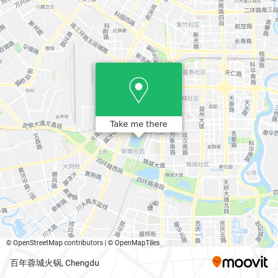 百年蓉城火锅 map