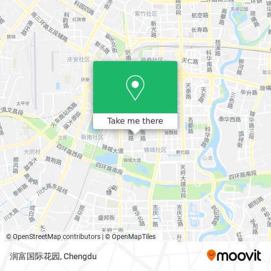 润富国际花园 map