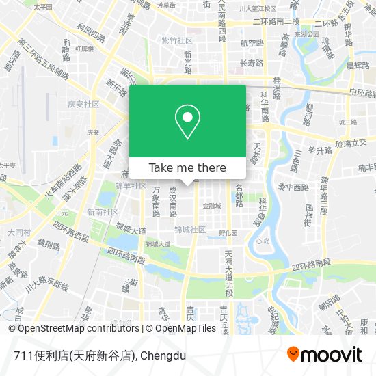 711便利店(天府新谷店) map