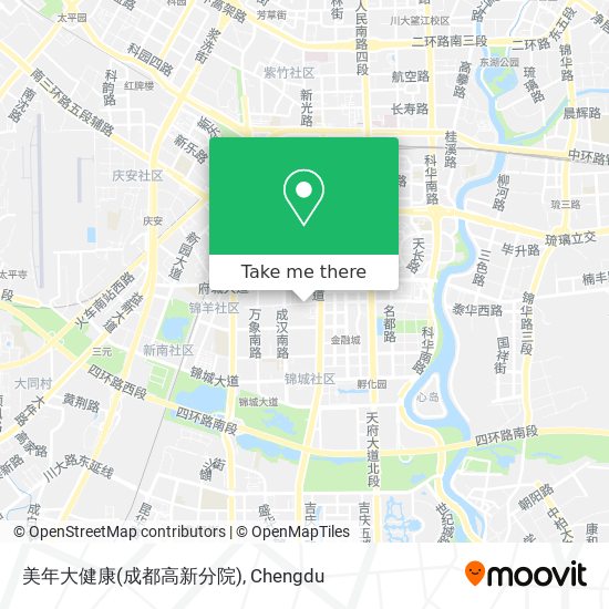美年大健康(成都高新分院) map