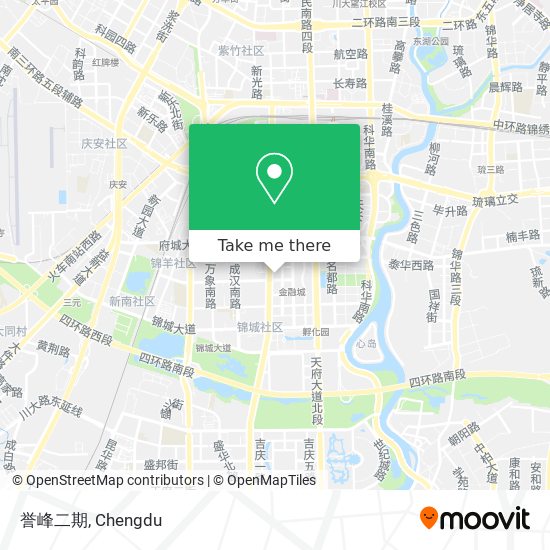 誉峰二期 map