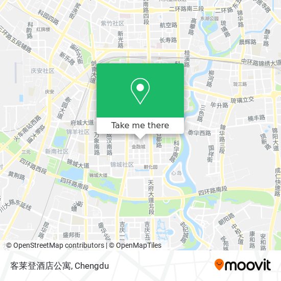 客莱登酒店公寓 map