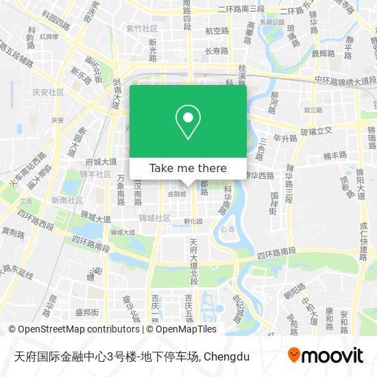 天府国际金融中心3号楼-地下停车场 map