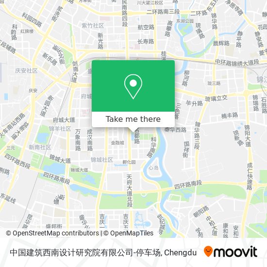 中国建筑西南设计研究院有限公司-停车场 map