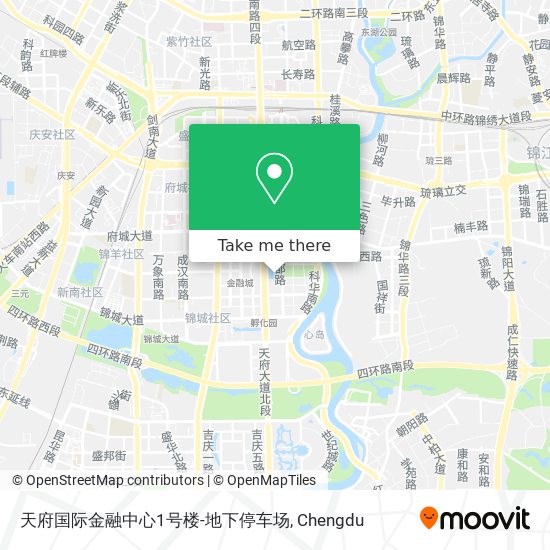 天府国际金融中心1号楼-地下停车场 map