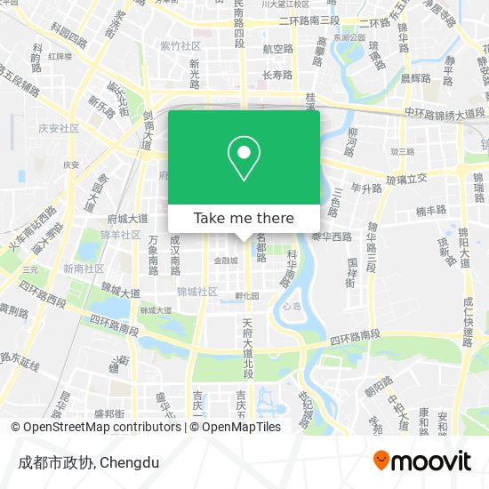 成都市政协 map